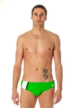 Maillot De Bain Homme Zerod Brief Training Vert -Funky Trunks Soldes z3r0d 15swimming man training green 2